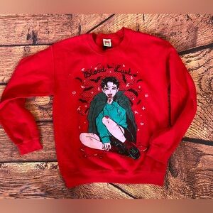 OMOCAT x Billies rare BLOODLUST limited FALL 2016 red vampire Halloween crewneck